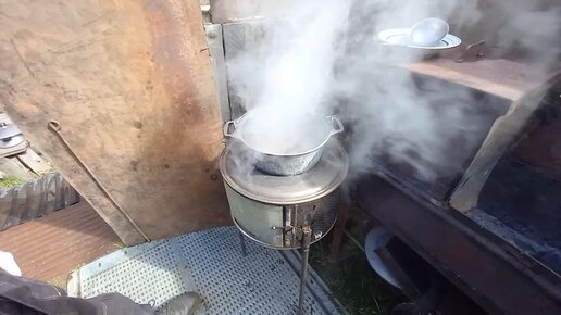 Печка из стиральной машины