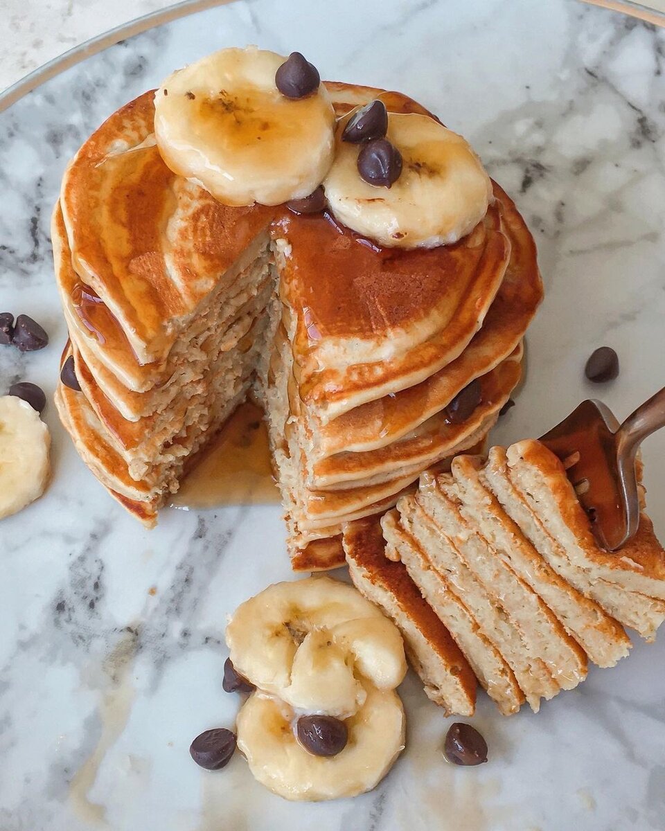 БАНАНОВО-ОВСЯНЫЕ БЛИНЧИКИ 🥞