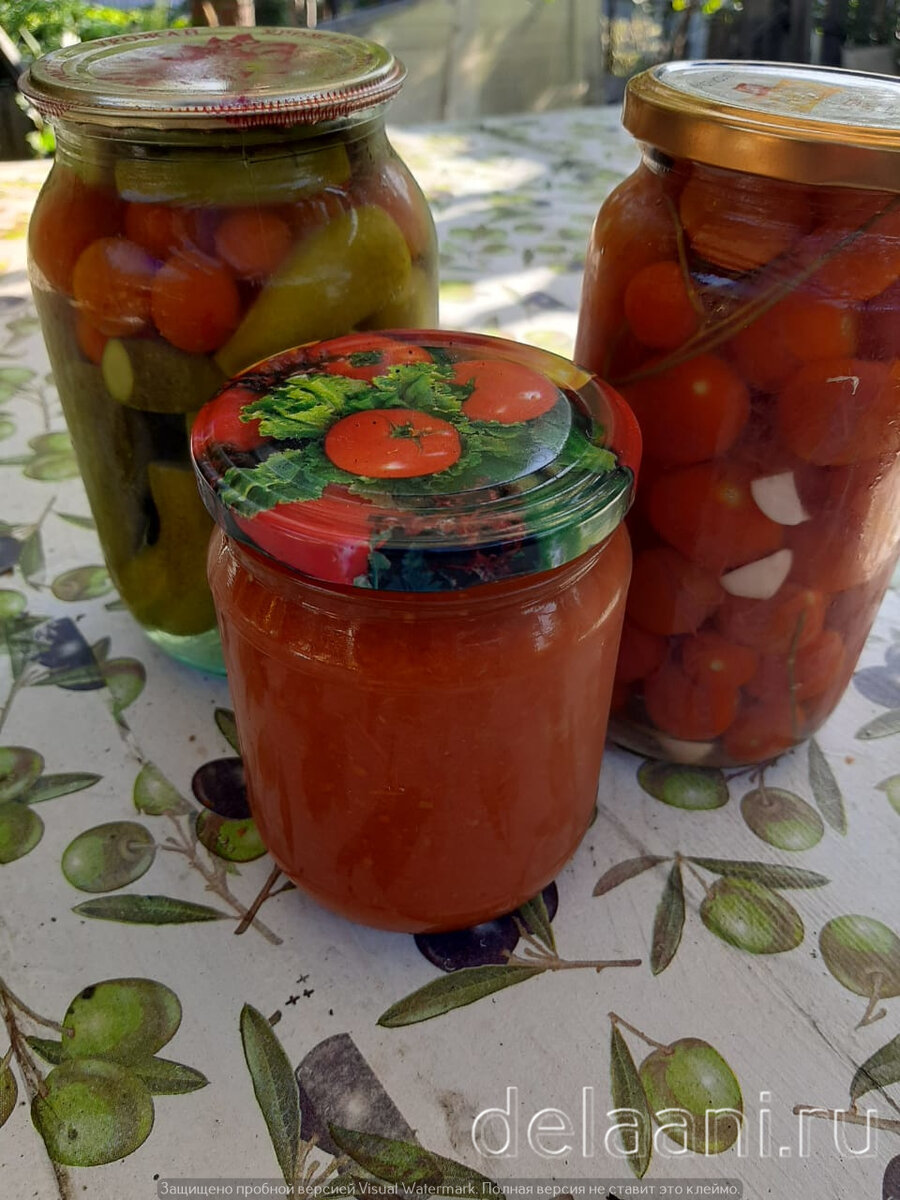 Домашний кетчуп "Мамочкина вкусняшка"