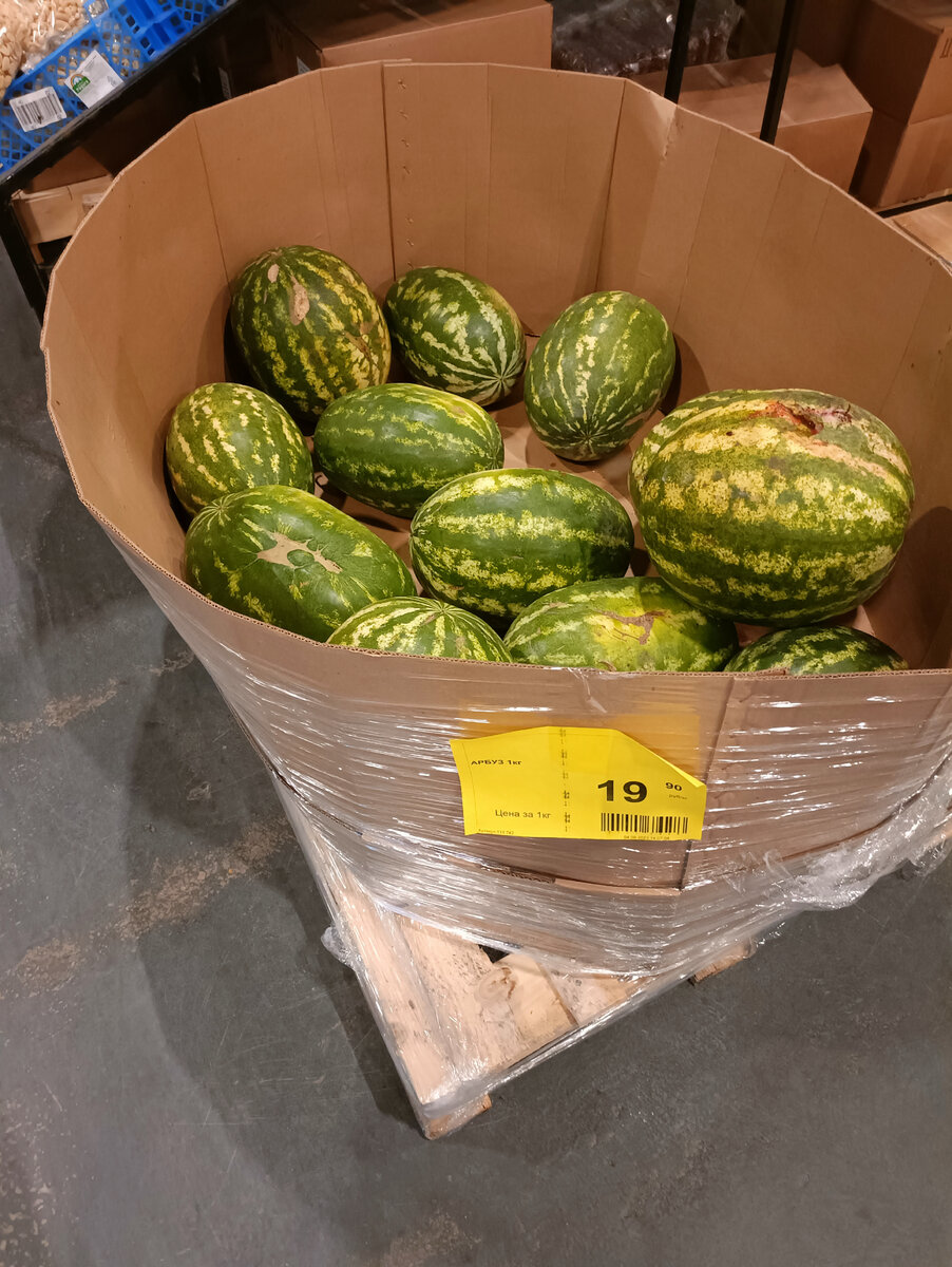 Арбуз 19 руб.