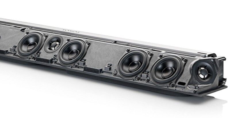 Внутри типичного саундбара