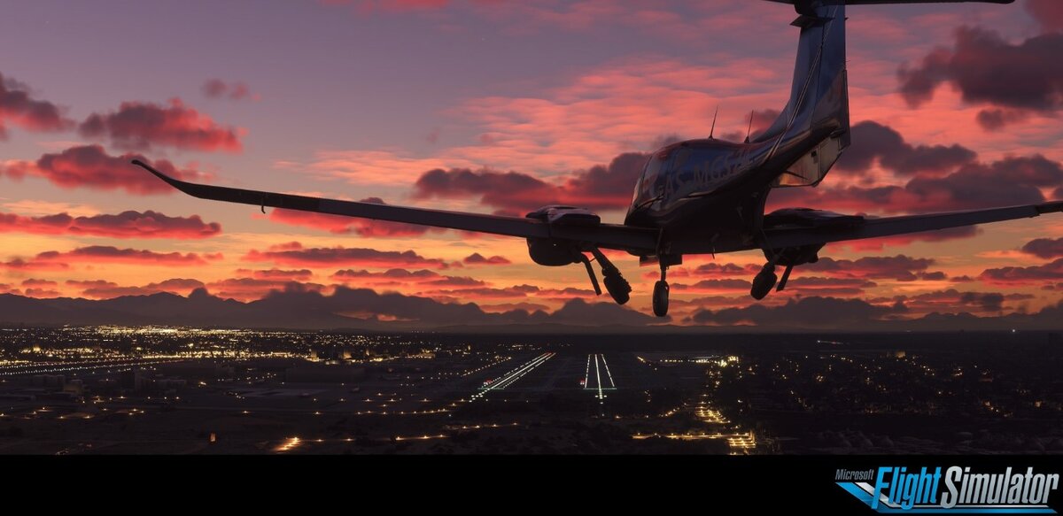 Скриншот с игры Microsoft Flight Simulator 2020