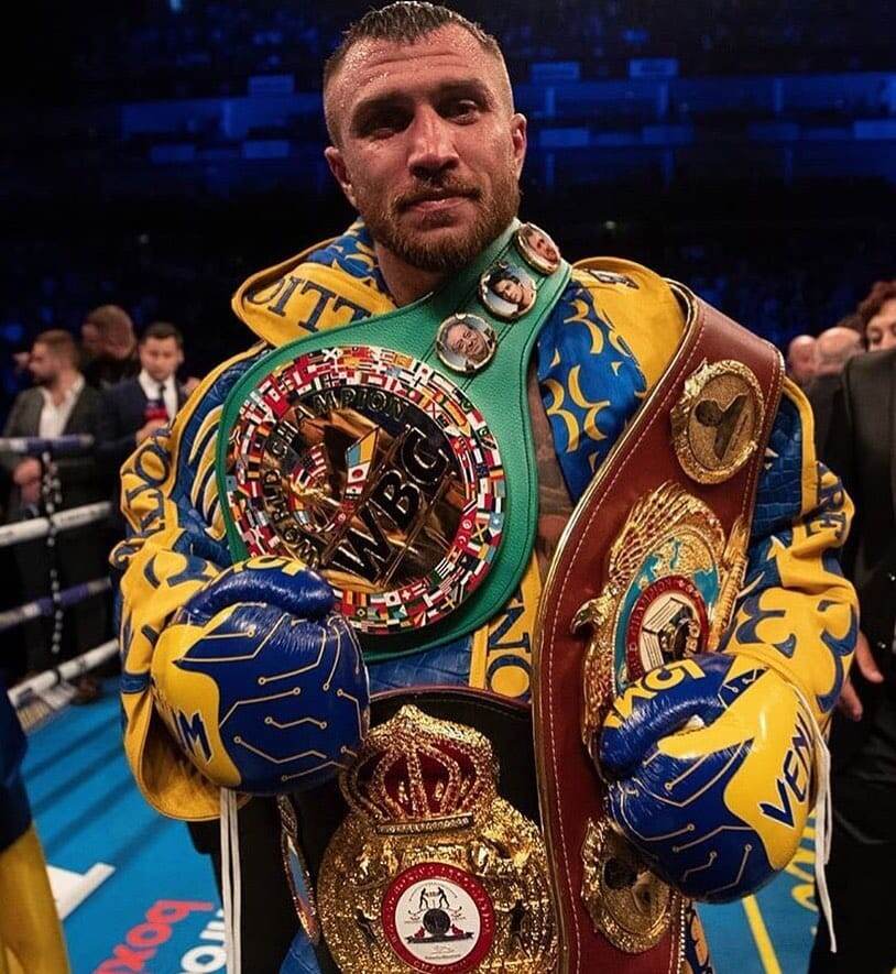 Василий Ломаченко,чемпион мира по боксу по версии WBA.WBC.WBO и The Ring.
