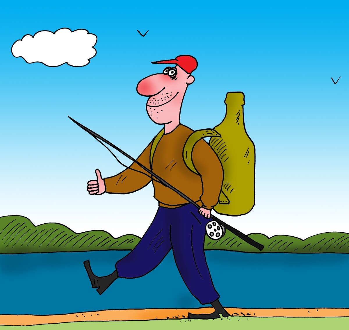 Карикатура Алексея Булатова.