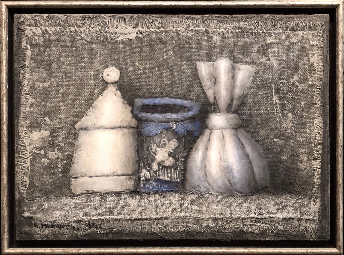 Михайлов Вячеслав, Графин из Венеции 2012, холст, левкас, акрил, 50 х 70. Арт Холдинг Татьяны Никитиной, Санкт-Петербург. 