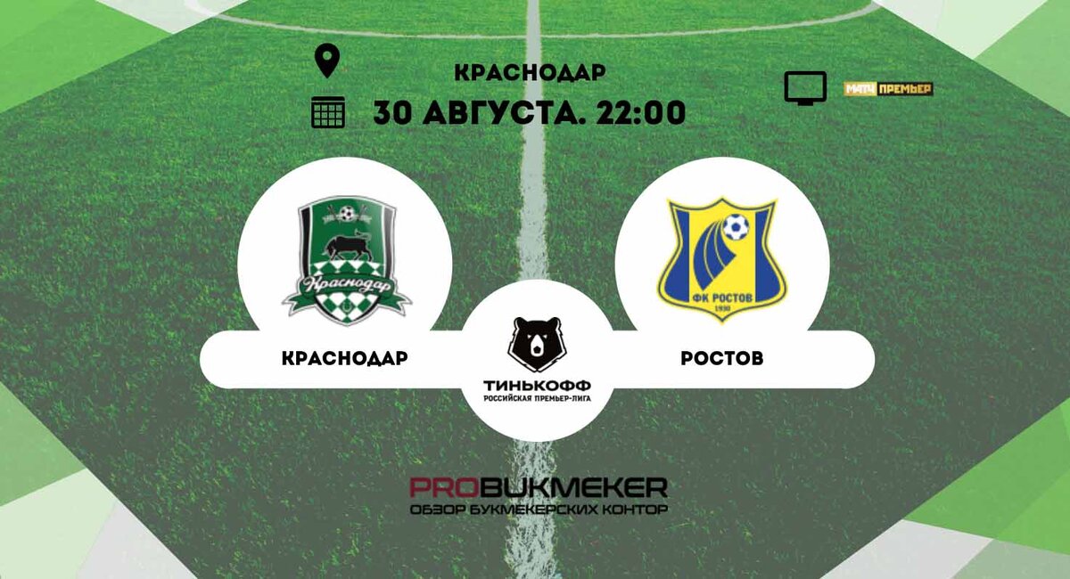 "Краснодар" - "Ростов". Фото probukmeker.ru.