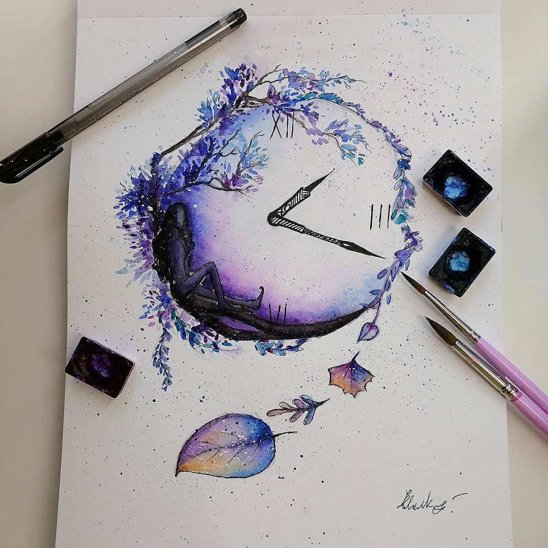 Скетч к последнему дню лета))) 