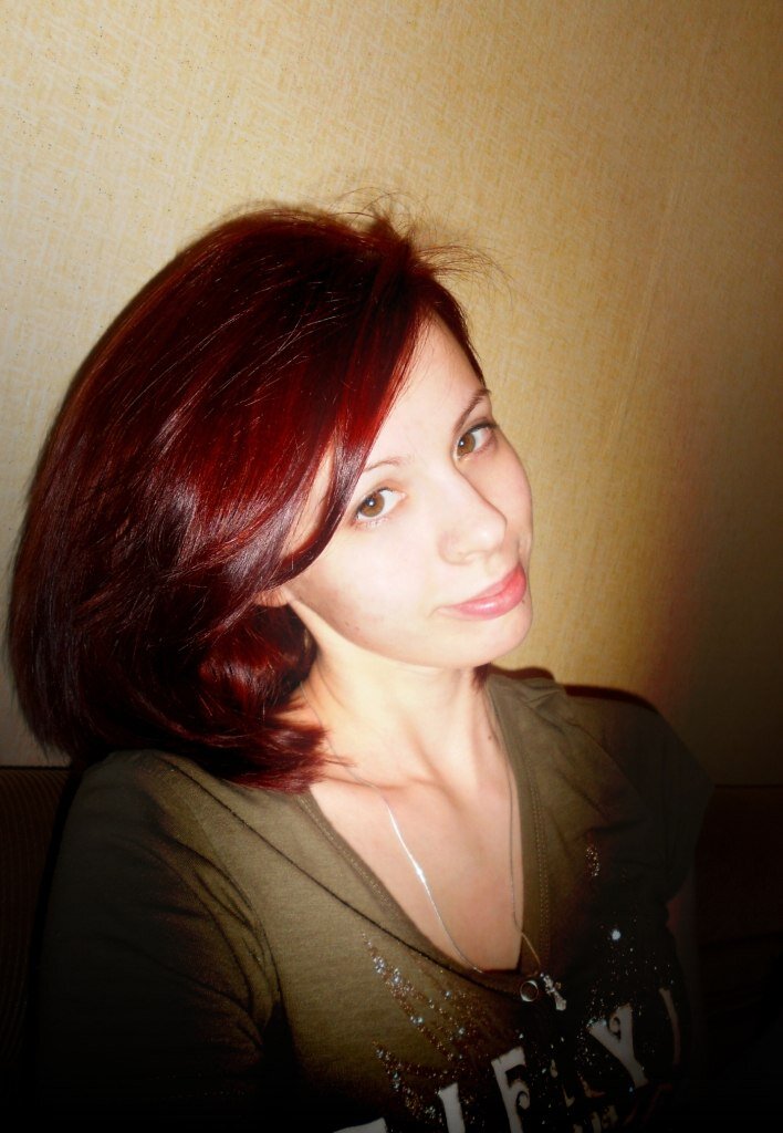 После окрашивания в красный при помощи тоники