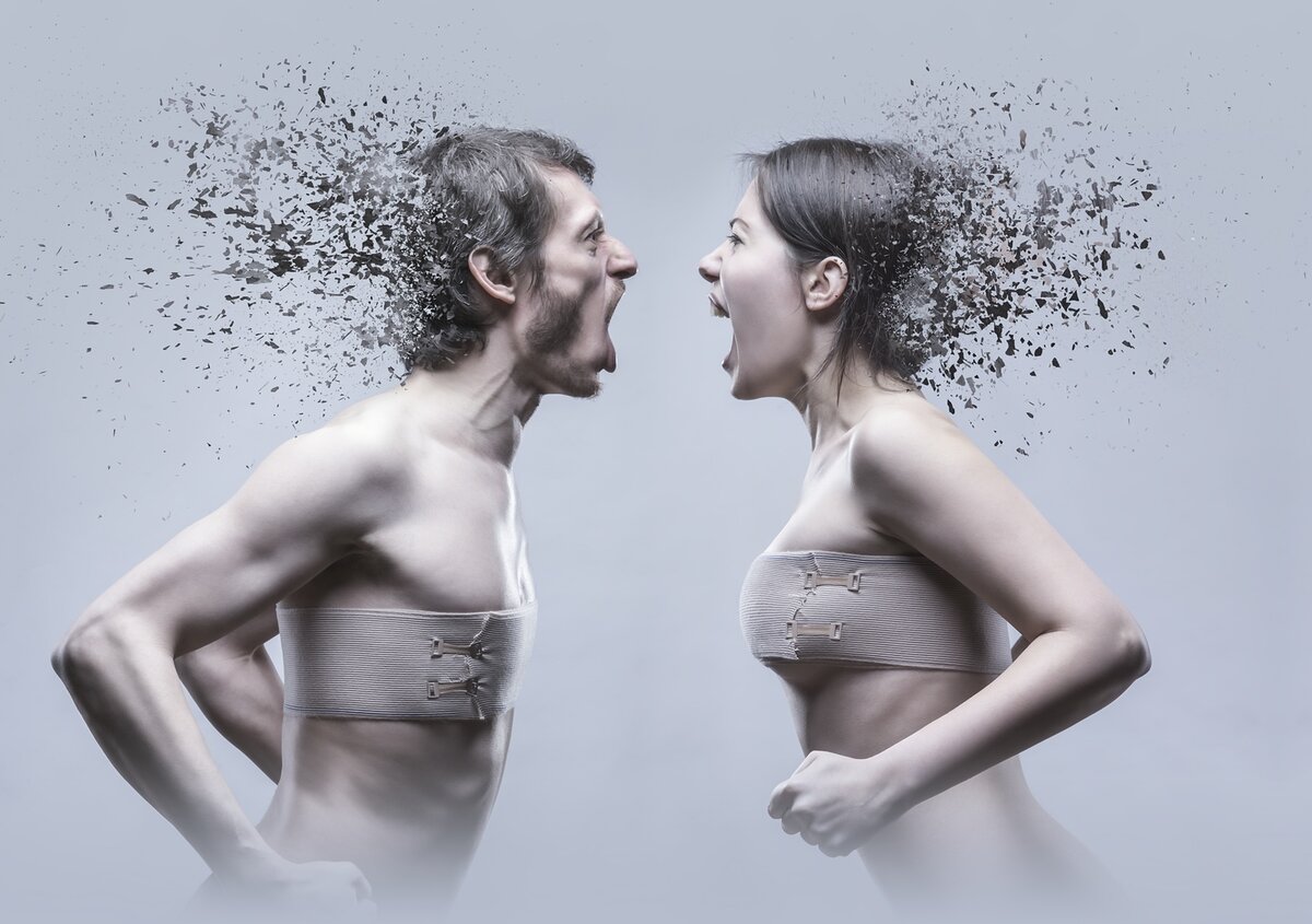 Борьба между мужчиной и женщиной