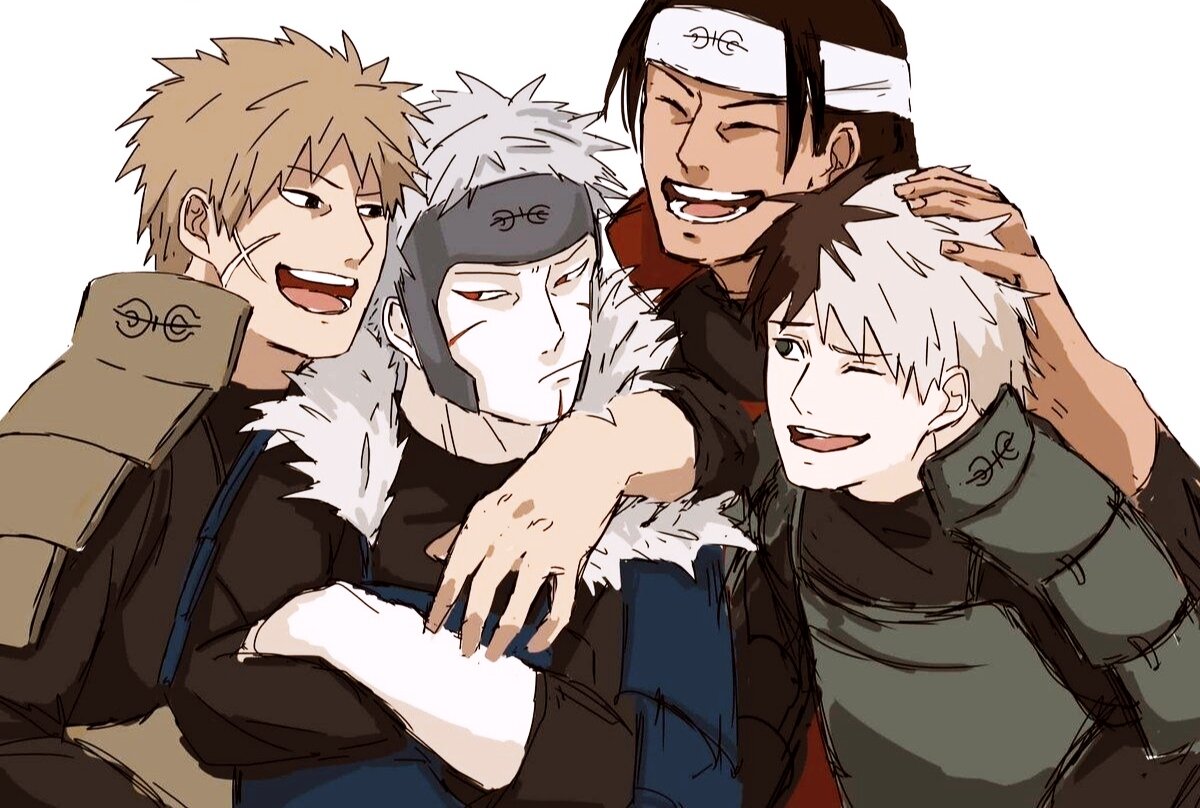 Редкое фото членов клана Сенджу