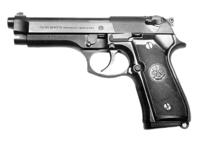 Беретта 92 (итал. Beretta 92, также Beretta 96 и Beretta 98) — семейство самозарядных пистолетов, разработанных в 1972 — 1975 годах Карло Береттой, Джузеппе Мазетти и Витторио Валле — опытнейшими мастерами огнестрельного оружия из итальянской компании Beretta. На вооружение принят в 1980 г. Пистолет Beretta 92F калибра 9 мм по результатам конкурса заменил в 1985 году пистолет M1911 45-го калибра в качестве стандартного пистолета армии США с обозначением M9. По условию контракта М9 производится в Италии (Pietro Beretta), а также в США (Beretta USA Corp., Аккокике, штат Мериленд). С 1985 по 1995 год США закупили для всех родов войск 1 020 257 пистолетов М9 по цене 178,50 долларов за штуку.