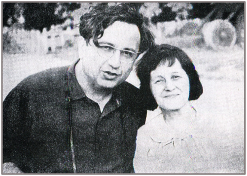 Левон Мкртчян и Мария Петровых. Москва, 1969 г.