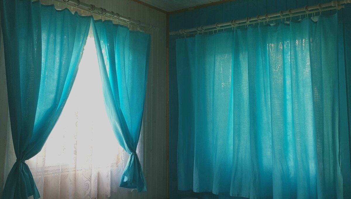 Новые шторы — из старых занавесок