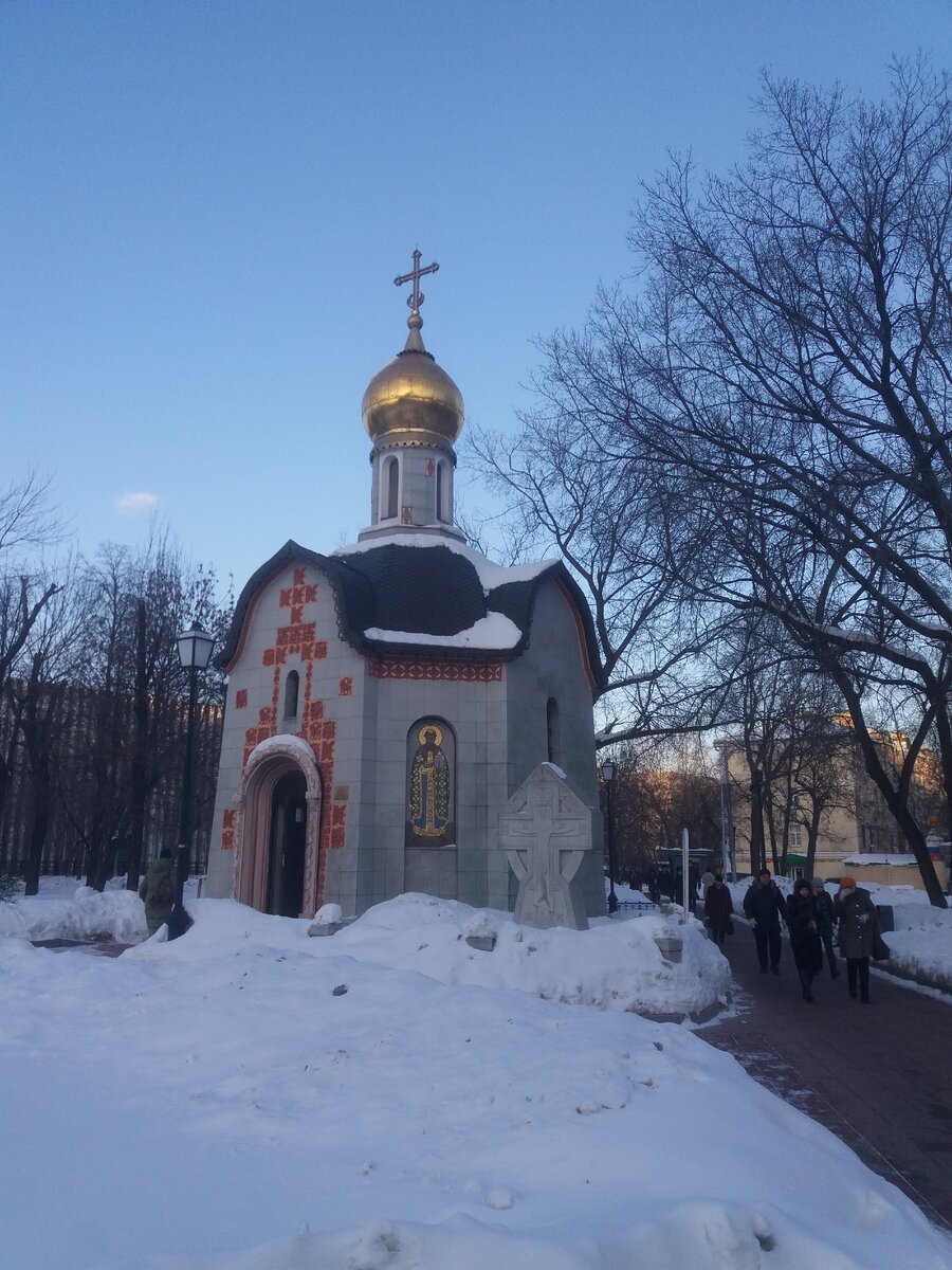 Часовня святого Даниила Московского у станции метро «Тульская»