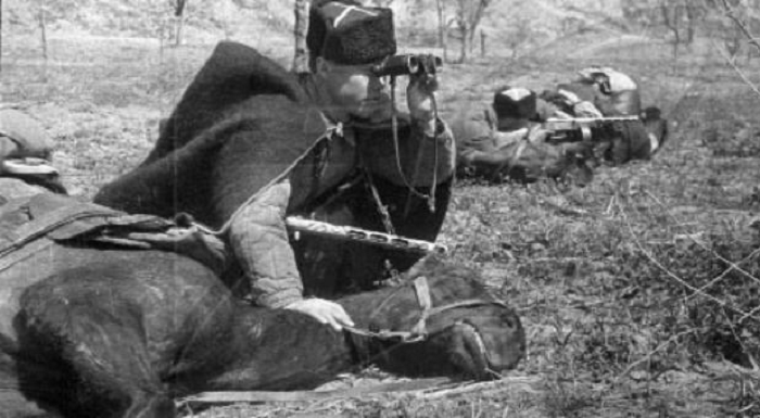 Казаки в дозоре. Фото Великой Отечественной