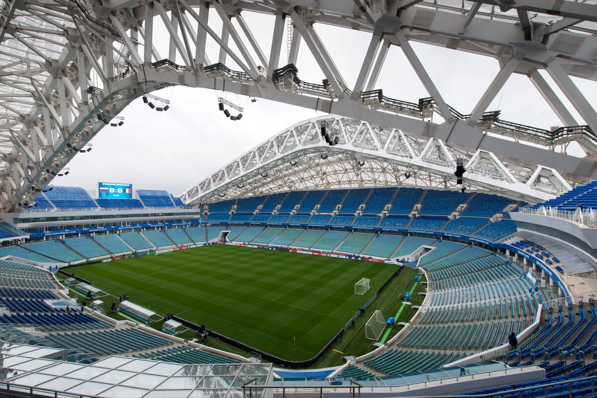 Спортивные сооружения для зрителей. Олимпийский стадион Фишт. Стадион Фишт Сочи. Стадион ФК Сочи. Стадион Фишт трибуна с.