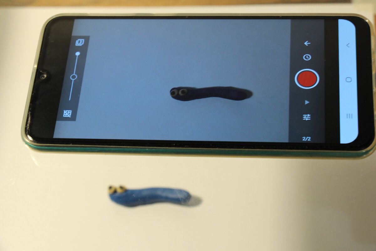 Окно программы Stop Motion Studio - с ее помощью можно легко снять мультик  на телефон