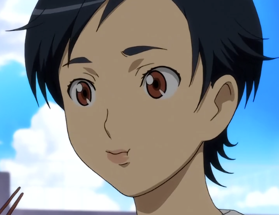 Кадр из аниме "Blood"