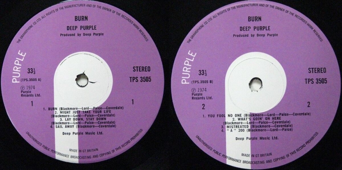 Deep purple blues