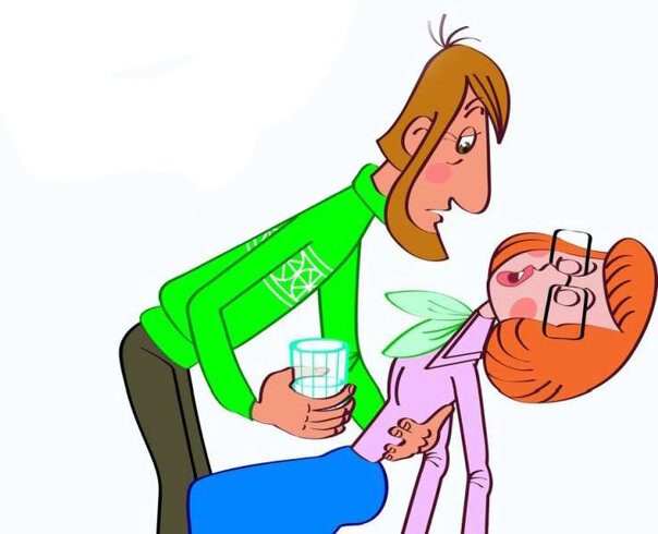 Обморок забавен только когда он в мультфильме (источник: Яндекс-картинки)