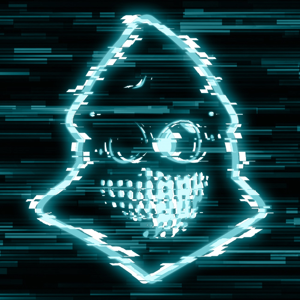 Логотип бренда, человек в линзах,капюшоном и шарфом на лице