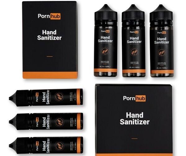 Дезинфицирующее средство для рук PornHub Hand Sanitizer