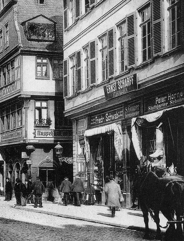 Магазин Шарффа во Франкфурте на Майне, 1900