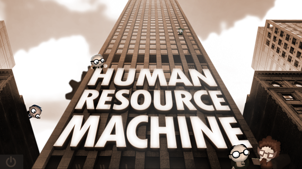 Главное меню игры Human Resource Machine 2015 года