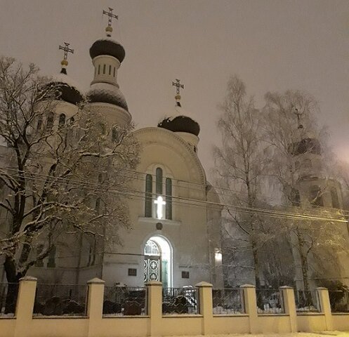 Рига, 26 декабря 2020. Храм усекновения главы Иоанна Предтечи. 