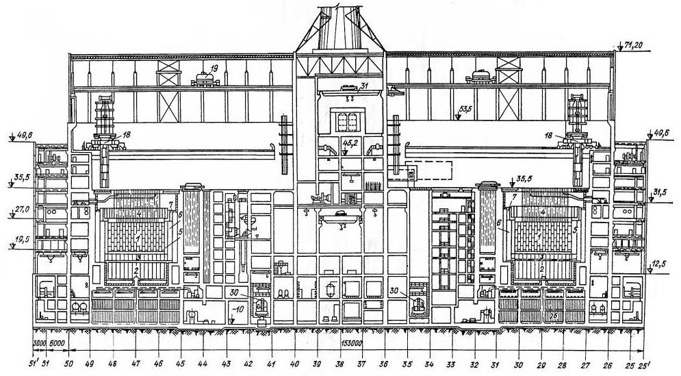 Атомная электростанция чертеж