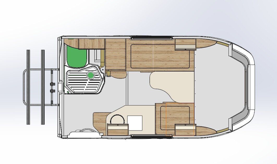 Схема жилого модуля автодома на базе Lada Granta. Изображение с официального сайта производителя https://granta-furgon.ru/granta_autodom