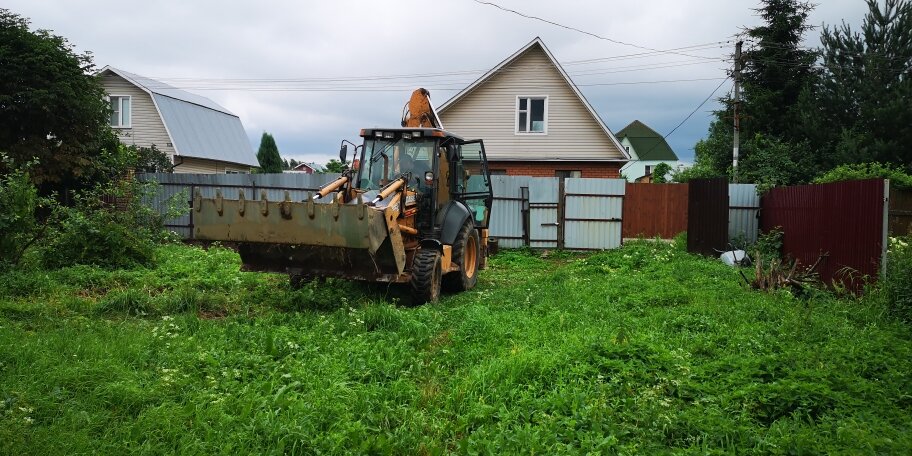 Первый заезд техники