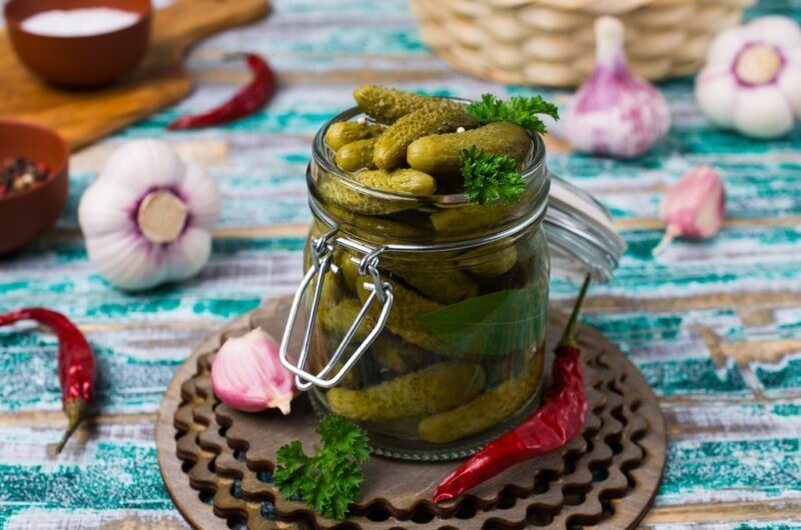 Вот такие у меня получились огурчики