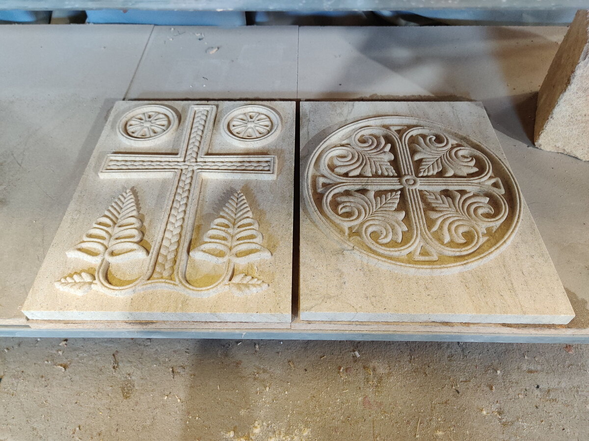 Элемент иконостаса, выполнен в цехе камнеобработки мастерской "Палехский Иконостас"