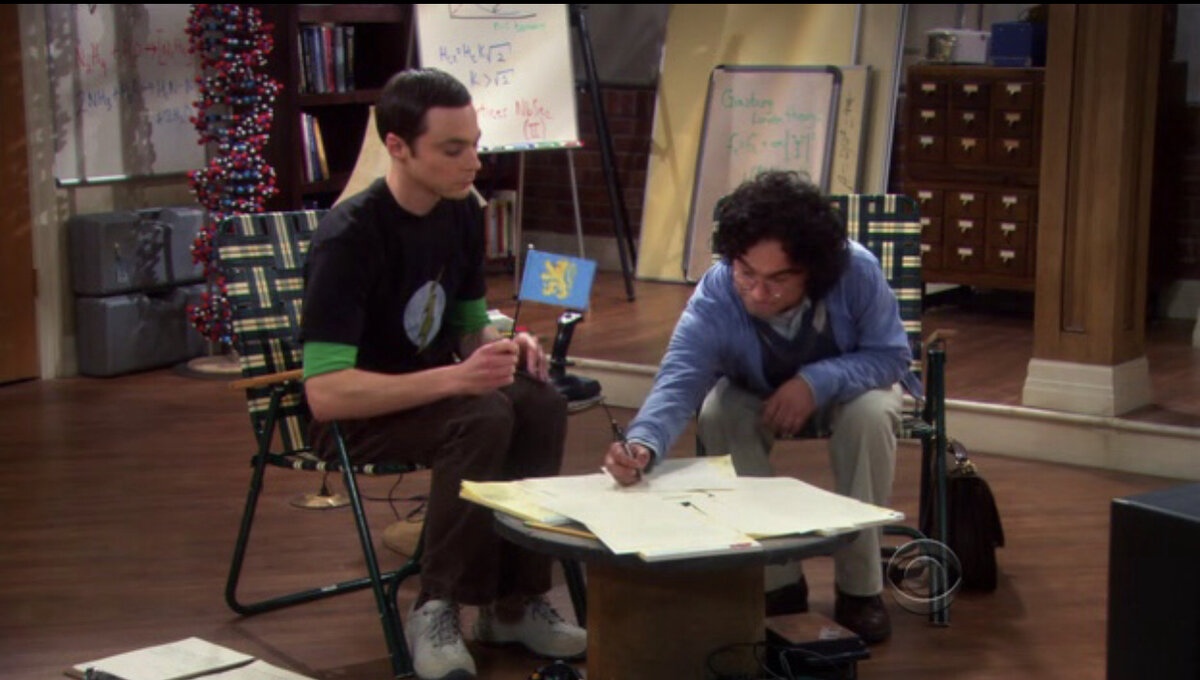 Кадр из сериала «Теория большого взрыва»