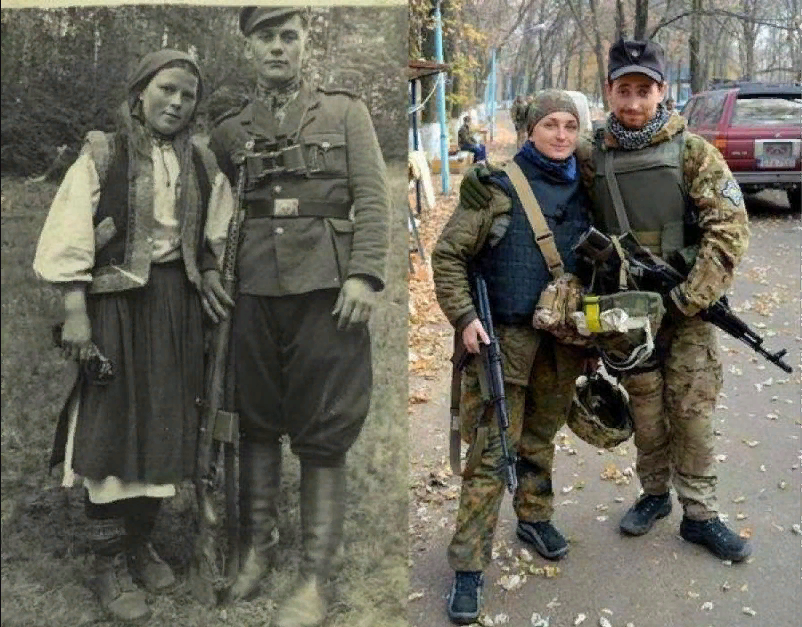 нежная нацистская преемственность на Украине - амнистированные прихвостни передали ее через поколения