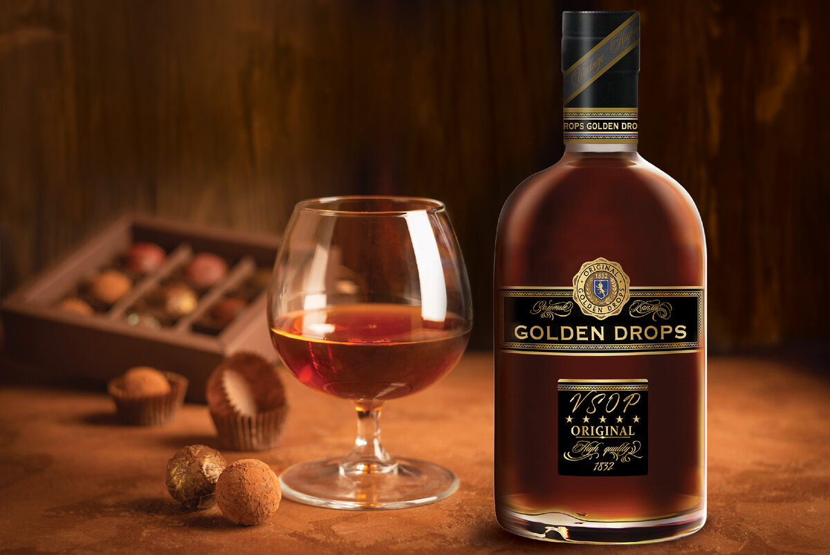 Коньяк Golden Drops
