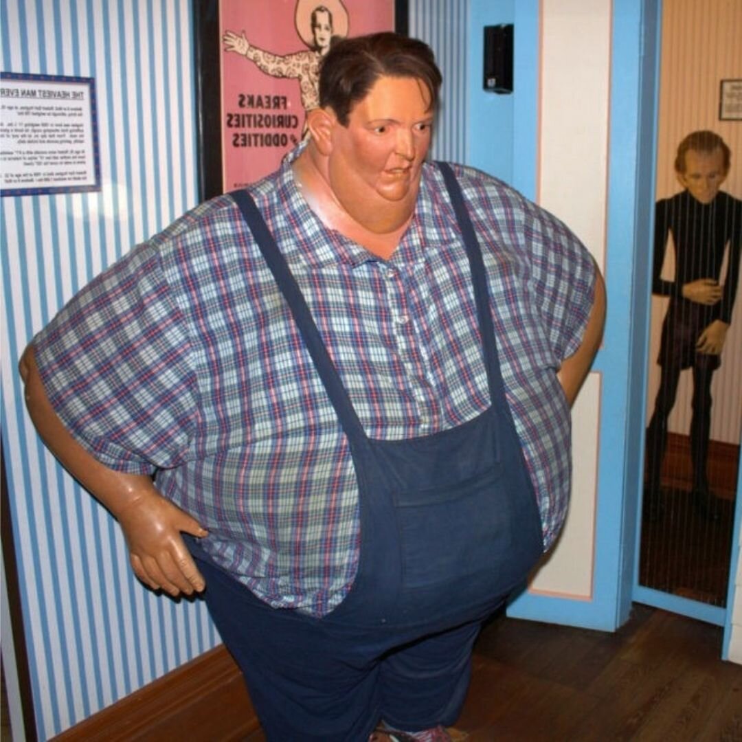 Джон Брауэр весил 635 кг.