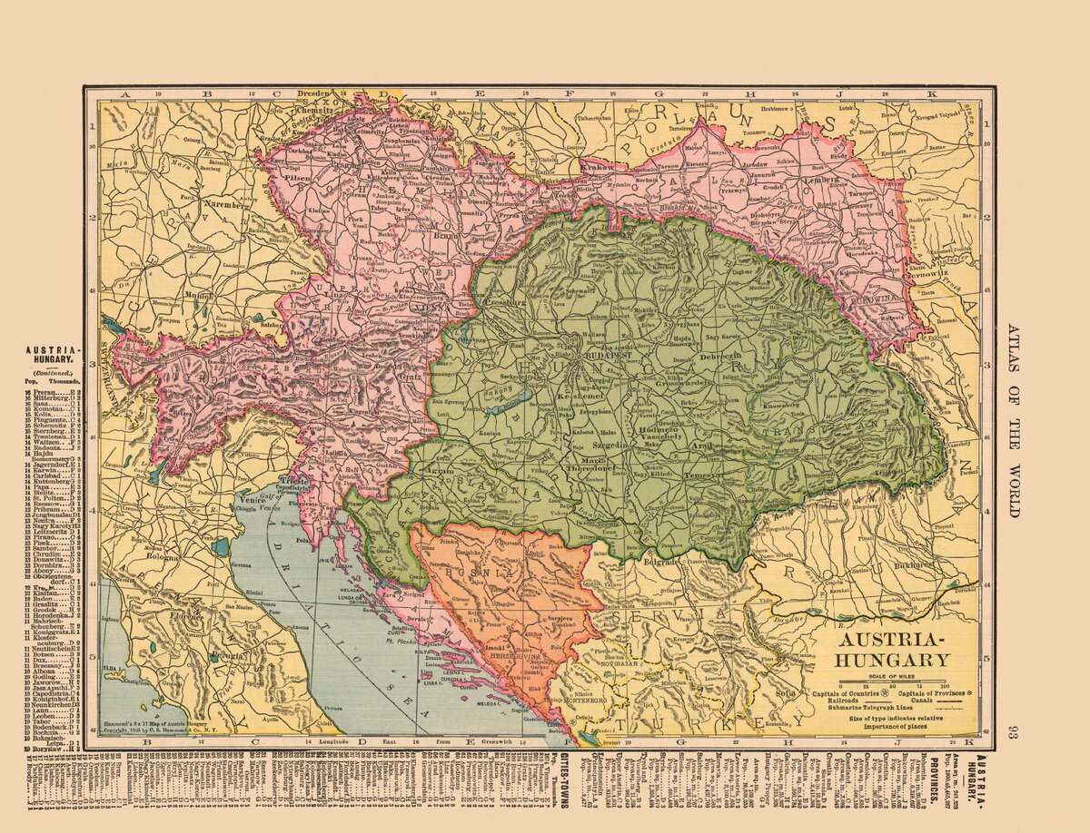 Карта венгрии до 1920 года и после