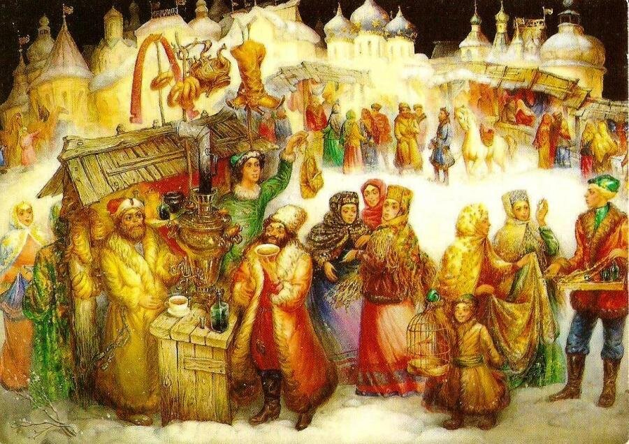 Картинки с ярмаркой на руси