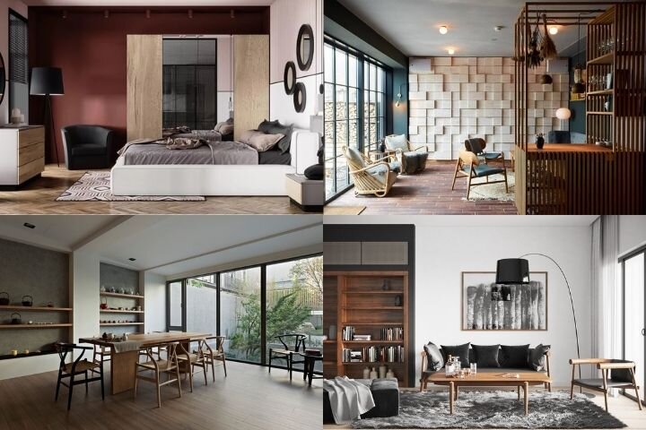 Интерьеры в стиле джапанди