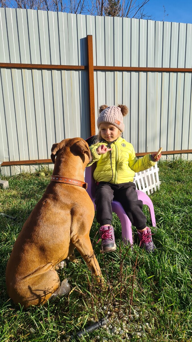 Василиса, моя дочь и её верный друг 🙈