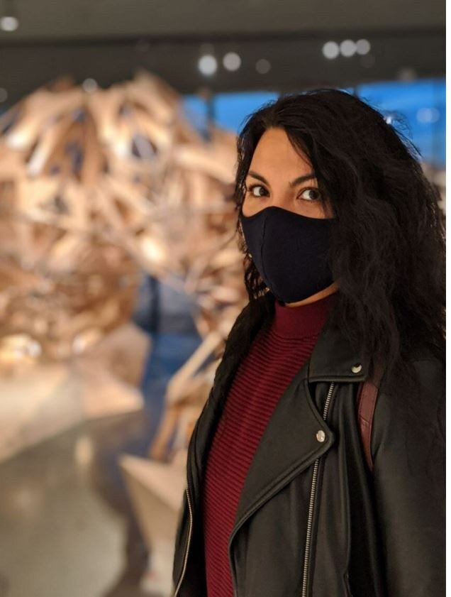 фото автора во времена первой волны пандемии