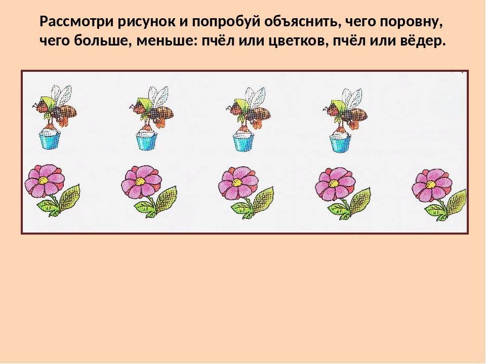 Презентация больше меньше столько же для дошкольников