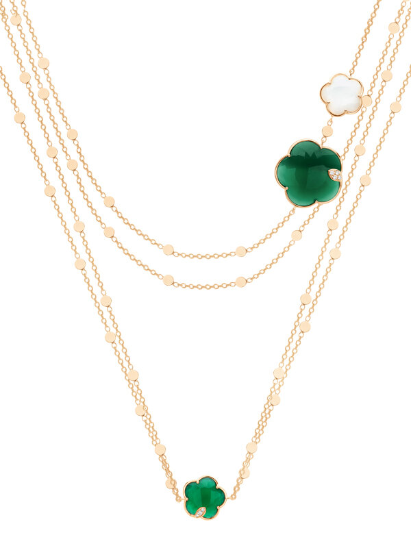 Колье Pasquale Bruni Ton Joli Из розового золота с кварцем и бриллиантами