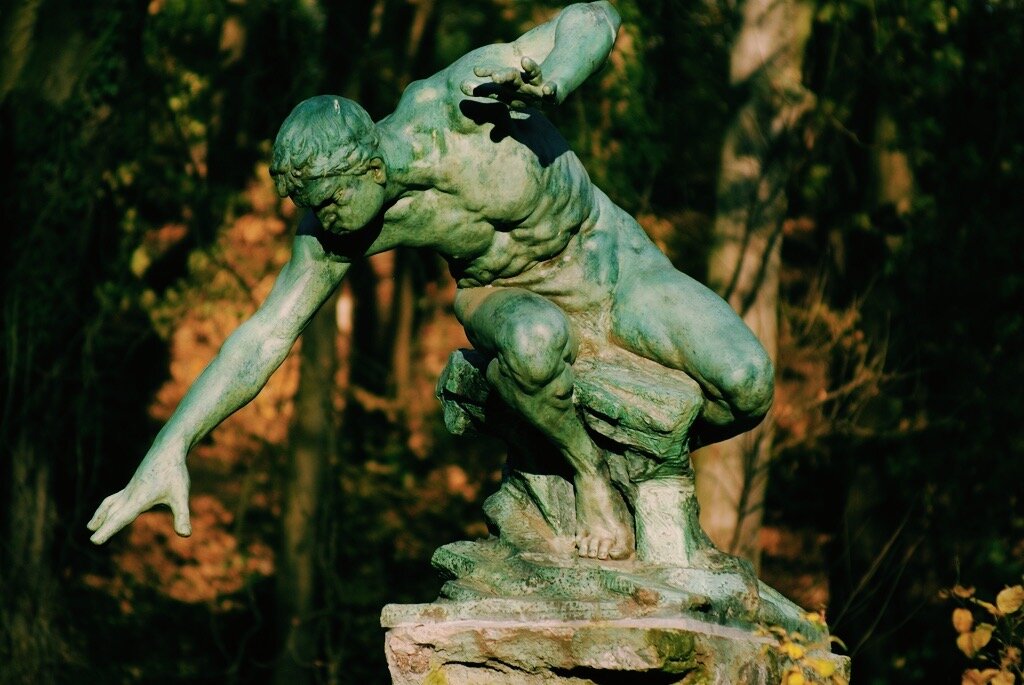 Северный ветер Борей, скульптура