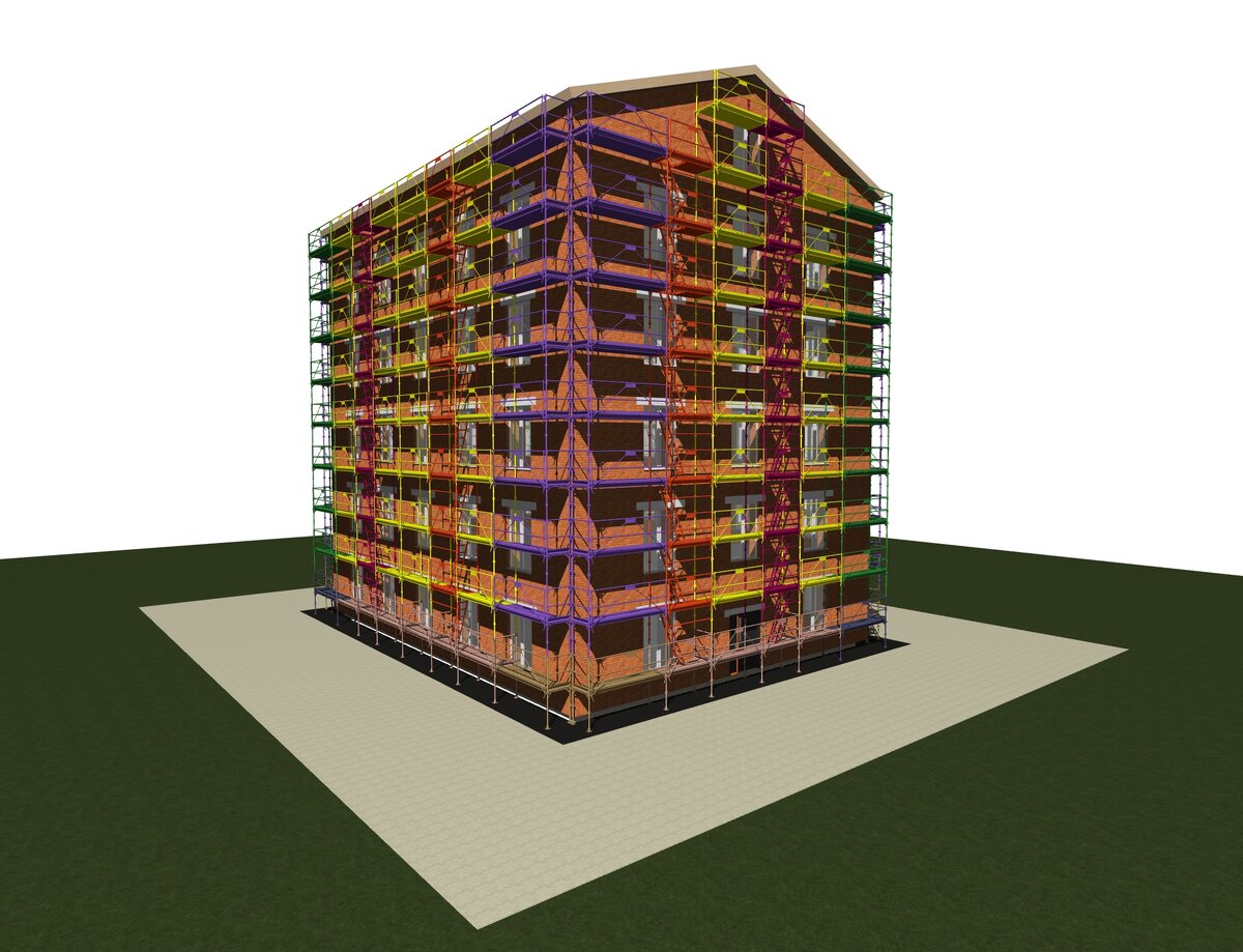 Строительные леса. Scaffold.