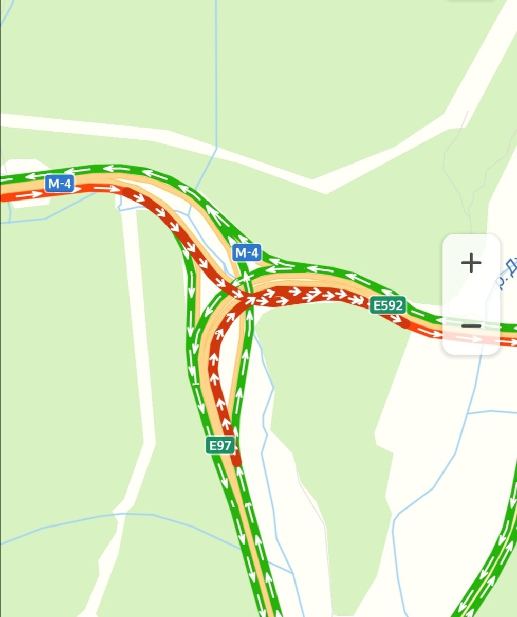 развязка в сторону Краснодара стоит.