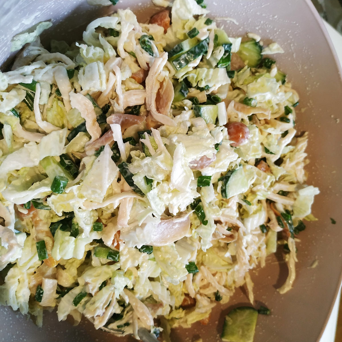 Вкусный, сытный салат