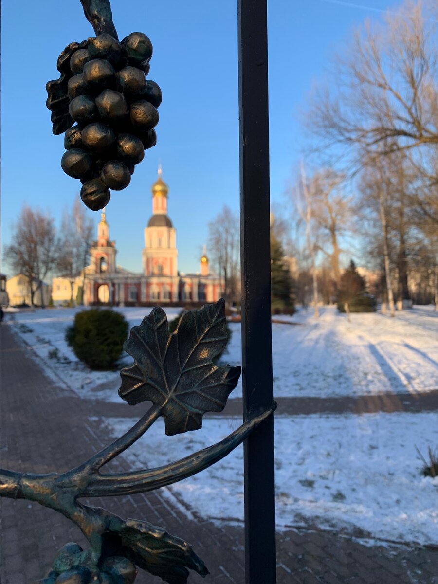 Первая достопримечательность усадьбы – красивые кованые ворота